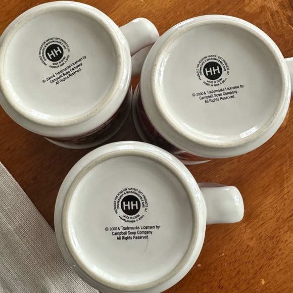 VINTAGE CAMPBELL'S SOUP KIDS COFFEE MUGS SEASONS HOUSTON HARVEST 2000 - Picture 7 of 8